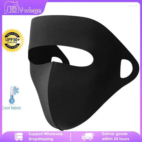 Bandanas Cool Touch Vollgesichtsmaske Leichtes Zyklingstoff Nylon Sonnenschutz perfekte Designausrüstung