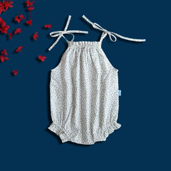 One-Pieces Blumenstrampler für Baby-Mädchen Kleidung Sommer Süßes Gürtel Hand gemacht Bowknot Prinzessin Mädchen Jumpsuit Kleinkind Mädchen Kinder Kleidung Kleidung