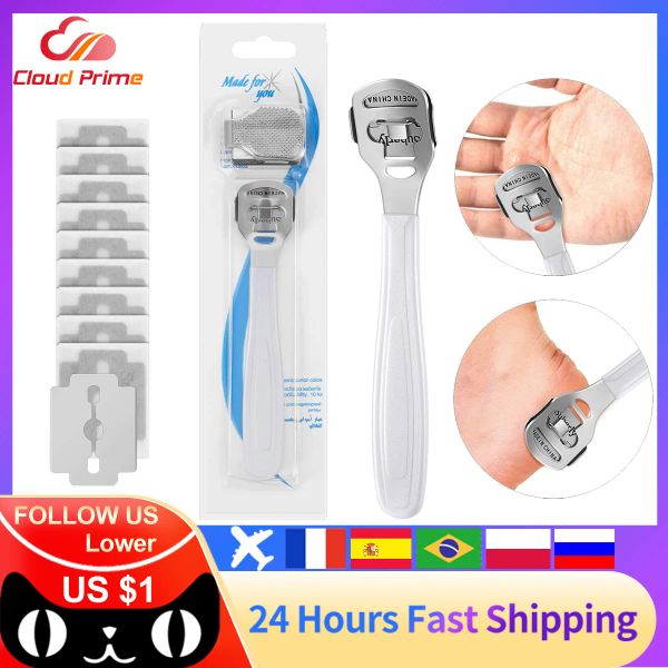 Shaves Foot Calus Shaver Salto Removedor de pele Hard Pedicure Pedicure Razor Tool Care Ferramenta Ferramenta de Limpeza Pedicure Razor Foot Raspador