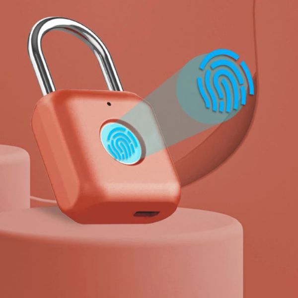 Controle Smart Bluetooth Mini Padlock Armário Armário de trava de madeira Dormência do dormitório Antitheft Bloqueio USB travas eletrônicas recarregáveis