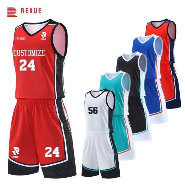 Fans Tops T-Shirts 24-25 Meistverkaufte College-Basketball-Trikot-Top-Uniformen für Männer Frauen Tanktop und kurz mit Hot Print Custom Name Nummer Y240423