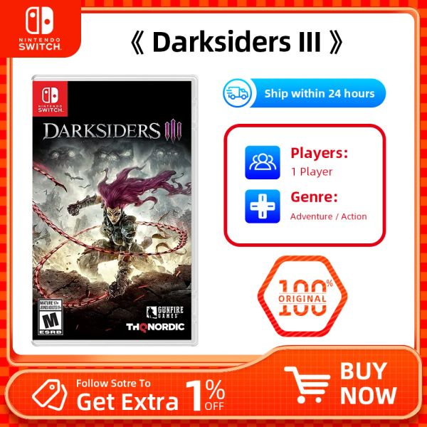 Offerte Nintendo Switch Game Darksiders 3 per Nintendo Switch OLED Switch Lite Switch Game Card Physical