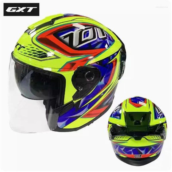 Capacetes de motocicleta 3C Capacete de Motorcross Certificado por Motorcross Dune Lente Lente Elétrica Equipamento de Cavaleiro Acessórios de Moto ABS CASCO CASCOS