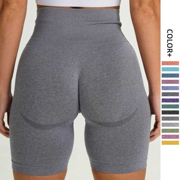 Lulemen toca shorts Novo verão Fashion Fashion Celebrity Sports Fitness Yoga Pants Celebridades sem costura shorts apertados para mulheres