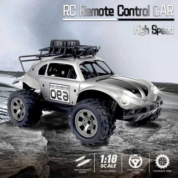 Elektro-/RC-Auto RC Car1 18 2.4g 4Channels RC-Auto Doppelmotoren Bigfoot Auto Fernbedienung Auto Modell Offroad T240422