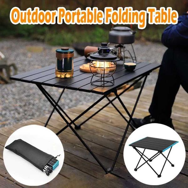 Móveis de acampamento Mini Ultra-Light Car Camping Equipments Backpacking Picnic Small Table e Acessórios Tabelas dobráveis portáteis dobráveis Y240423