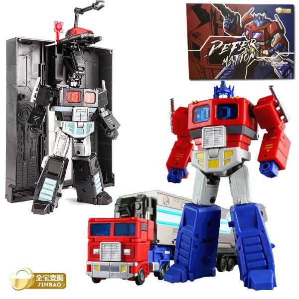 Taschen Jinbao Transformation Mini Op Commander mit Anhänger Roller Taschengröße Rucksack Actionfigur Roboter Modell Spielzeug Kindergeschenke