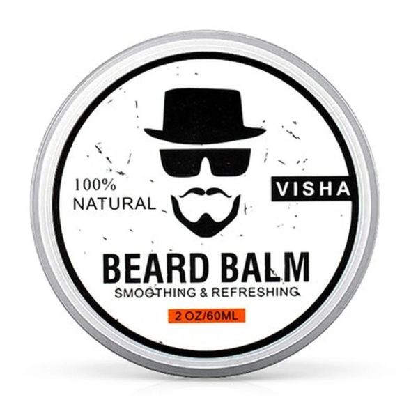 Shampoocondizionatore 30g uomini per la barba biologica Crescita della barba Pianta olio balsamo per i baffi Styling cera che idrata il condizionatore nutrizionale levigante