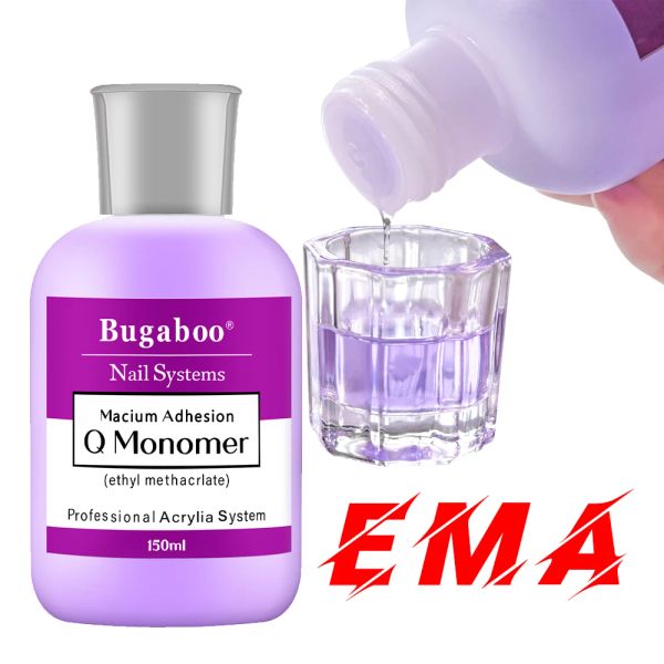 Liquides 150mlmonomer acrílico unhas líquido monômero 5 oz monômero líquido de acrílico profissional para unhas de acrílico em pó fazendo extensão