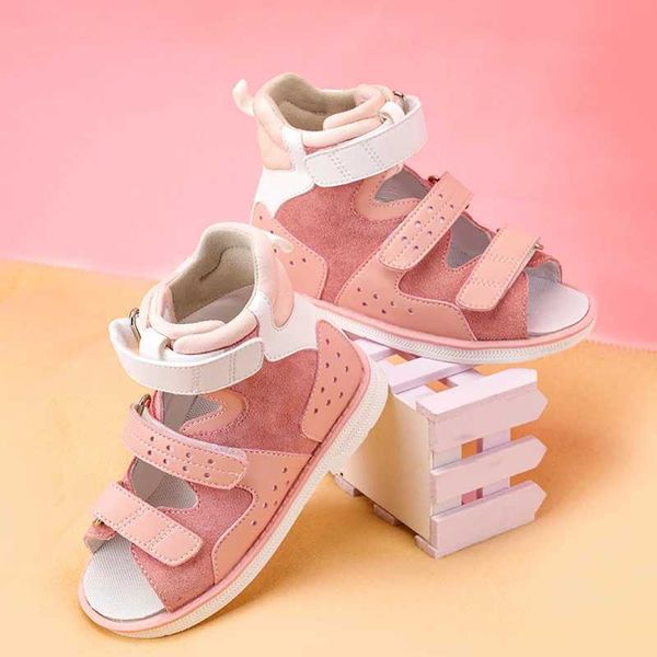 Sandali Princepard Summer Orthopedic Shoes for Toddler Boys Girls High Back Arch Support Anti-Slip Sole e Thomas Heel 240423