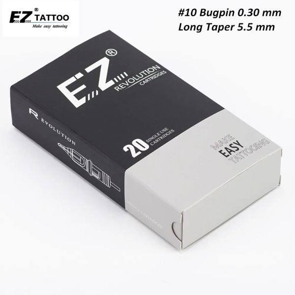 MACCHINE EZ RIVOLUZIONE TATTOO AGUORE NURNO #10 (0,30 mm) Trounatore rotondo da 3,5 mm Tatuaggio Medio Tattoo Machine rotanti permanenti per il trucco permanente