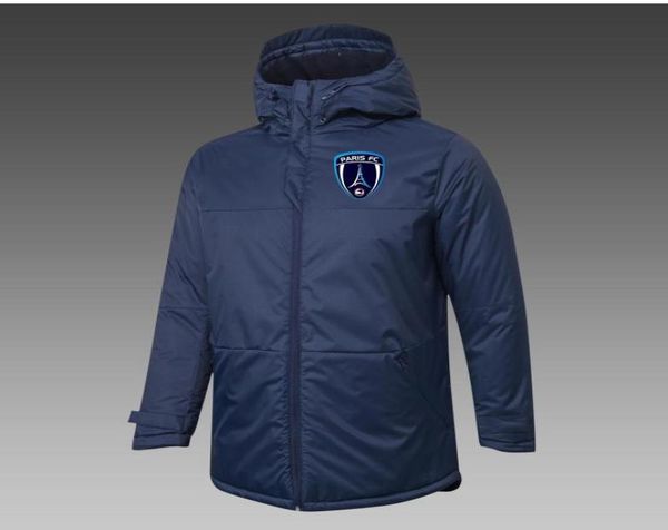 MENS PARIS FC Down Giacca invernale Abbigliamento a maniche lunghe Coat di moda esterna di calcio di calcio di calcio emblemi di squadra personalizzati 1756738 personalizzati