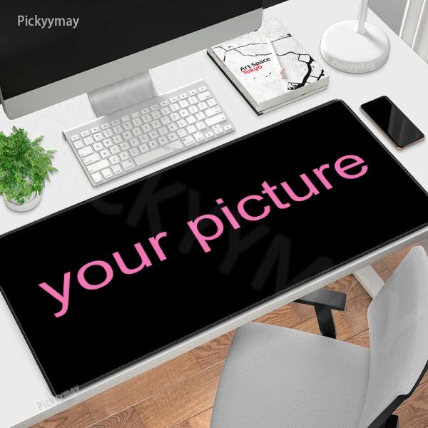 Pads Large DIY Mouse Pad Anime Gaming Gummi -Mausmatten benutzerdefinierte PC Gamer Mousepad Design Customized Personalisierte Schreibtischmatte 90x40