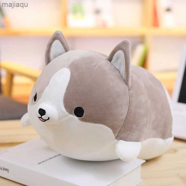 Dolls de pelúcia 1pc 30cm Cute Corgi Dog Pluxh Toy recheado travesseiro de animais macio de animais de desenho animado para crianças Kawaii Birthday Gift Presentl2404