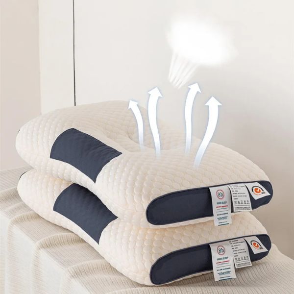 Massageador nova partição de travesseiro de massagem em spa 3D para ajudar a dormir e proteger o travesseiro de malha de malha de malha de fibra de fibra de fibra de fibra