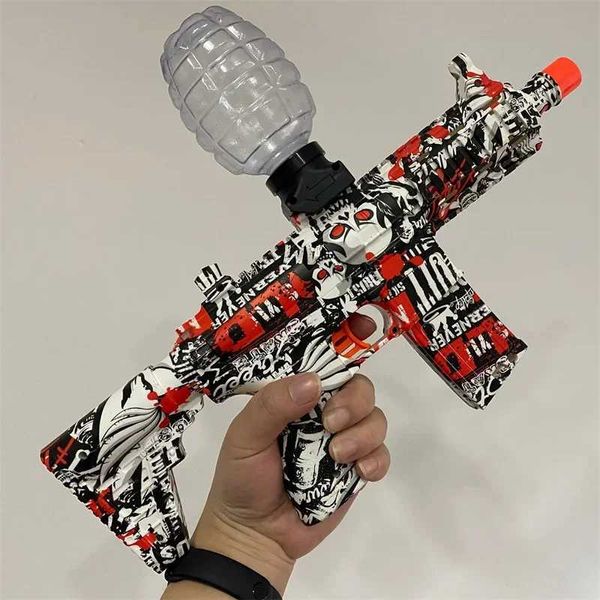 Gun Toys M416 Электрический гель-шарик игрушечный пистолет высокоскоростной апельсиновой штекер и бутылочных журналов для открытого интерактивного родительского ребенка Gamesl24424