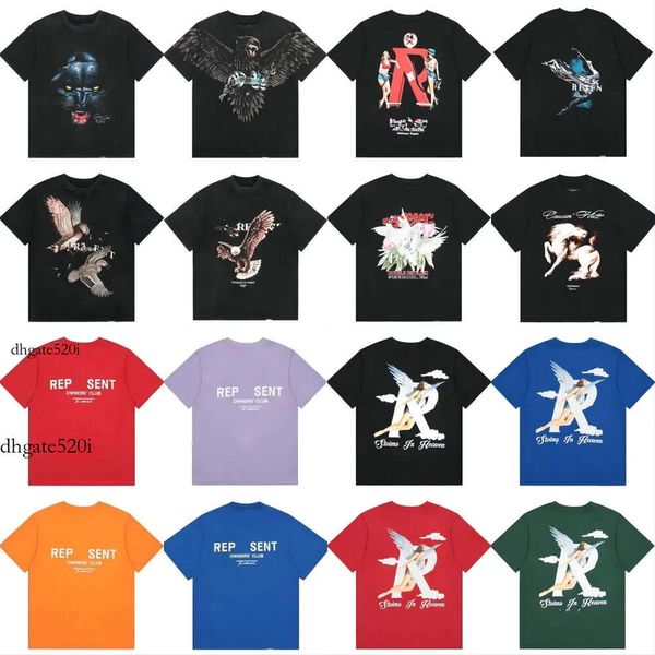 Repräsentiert Shirt Herren T-Shirts Classic Style Graphic Tee Repräsentant T-Shirt Water Wäsche Retro Casual Short Sleeves Sommer T-Shirt Repräsentant