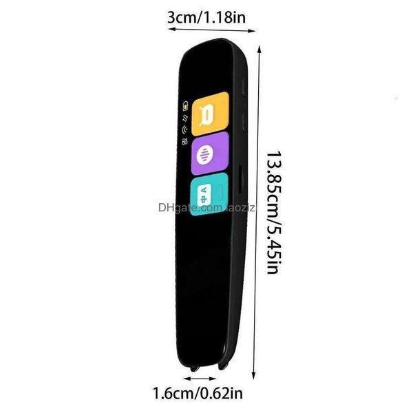 Traduttore portatile in lingua durevole Schema di scansione Quick Scan con tedesco giapponese tedesco per classe e consegna di caduta computer c otrlt