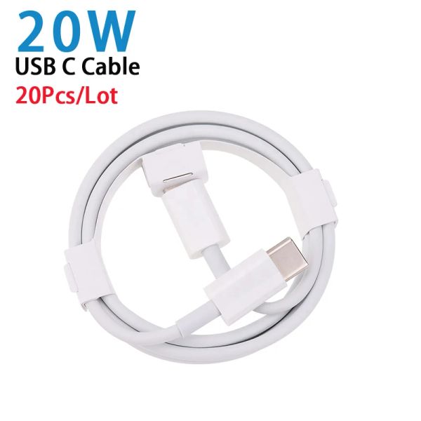 Acessórios 20pcs/lote 20w 1m C a C TOPELO CELO CELO RÁPIDO CABO USB C PD TIPO C PAR