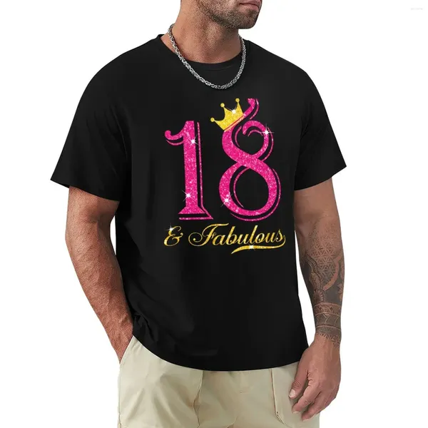 Herren-Tanktops 18. Geburtstag Mädchen fabelhafte Prinzessin-Shirt T-Shirt Jungen Tierdruck süße schwere T-Shirts für Männer