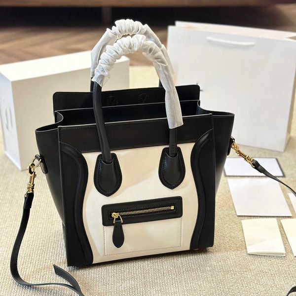 CE Tasarımcı Tote Çanta Nano Bagajları Davullu Gülümseme Yüz Lady Handbag Lüks Tasarımcı Tote Günlük Crossbody Omuz Çantaları Çanta Çantası 240115