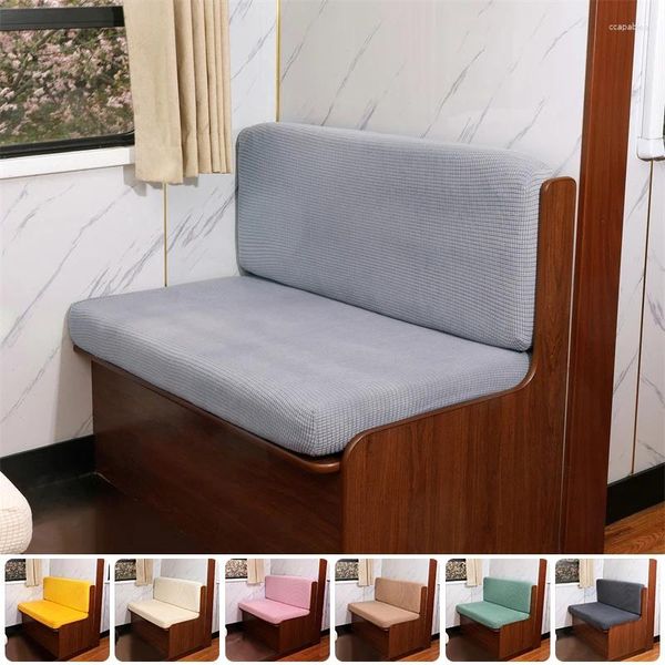 Stuhlabdeckungen 2PCs/Set Stretch RV-Sofa Polar Fleece All-Inclusive-Kissenbedeckung Camping Car Bank BENCH Split Case Couch Slipcover