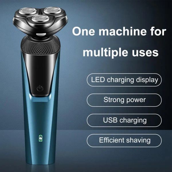 Shavers LK8806 Electric Razor Electric Beard Trimmer Potente Long Standby Tempo lavabile USB Doubleering Cutter Follo Scondole