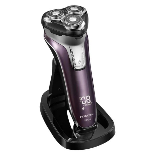 SHAVERS FS376 Flyco Jilet 110V Man Tıraş Alınan 220V Erkek Jilet Taşınabilir Elektrikli Ustura 1 Saat Şarj 3d Erkekler Razor su geçirmez pop -up düzeltici