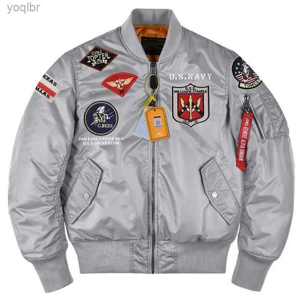 Giacche da uomo Nuove Al Martin Autumn Flying Pilot Bomber Giacca da uomo Spessa Tattica Tattica Tattica Tattico Top Baseball Coatball Coatl2404