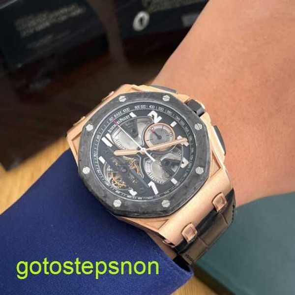 AP Tactical Handgelenk Watch Flywheel Royal Oak Offshore 26288of.OO.D002.CR 18K ROSE GOLD SCHÜHRER