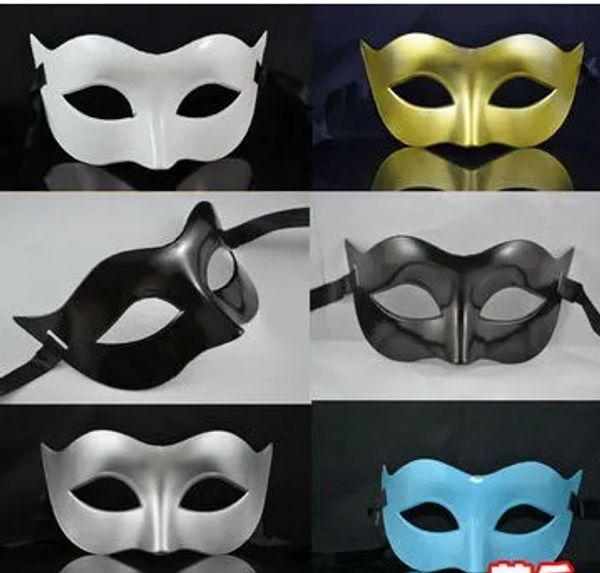 Herren Maske Halloween Masquerade Masken Mardi Gras Venezianer Tanzparty Gesicht der Maske gemischte Farbe 200 PCs/Los 2024424