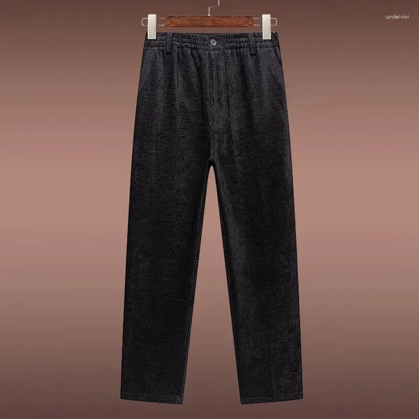 Pantaloni da uomo Langjieao autunno e elastico invernale sport a cintura casual in stile cinese design originale