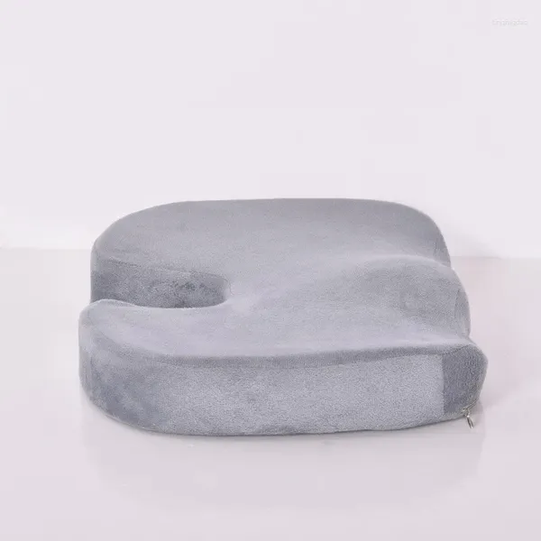 Travesseiro coccyx ortopédico cadeira de massagem almofadas de carro em forma de cor em forma de cor sólida cor de memória de espuma