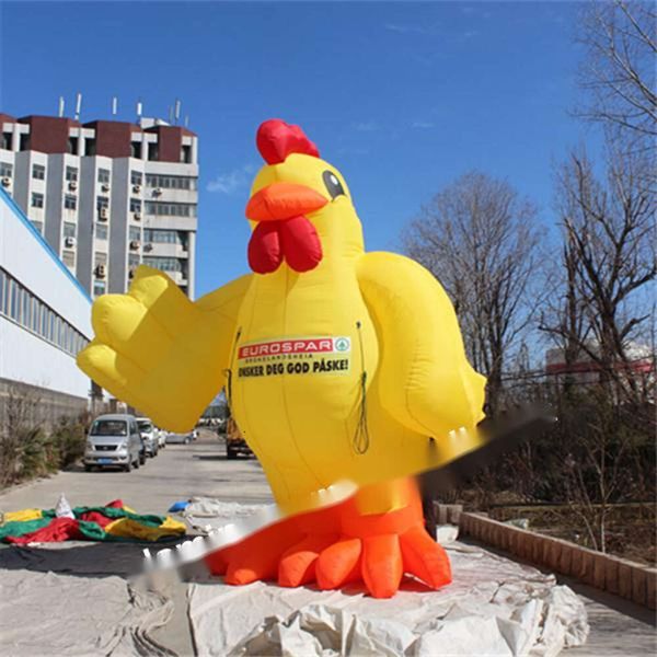 Pollo gonfiabile al Genentalman di alta qualità all'ingrosso per la decorazione degli eventi del giorno del ringraziamento palloncini Modello mascotte di tacchino