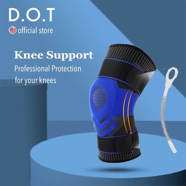 Almofadas d.o.t CrossFit Knee Protector Pads para esportes Kneepad Ortopedic Knee Brace para artrite Ortose Junto Proteção da articulação Guarda