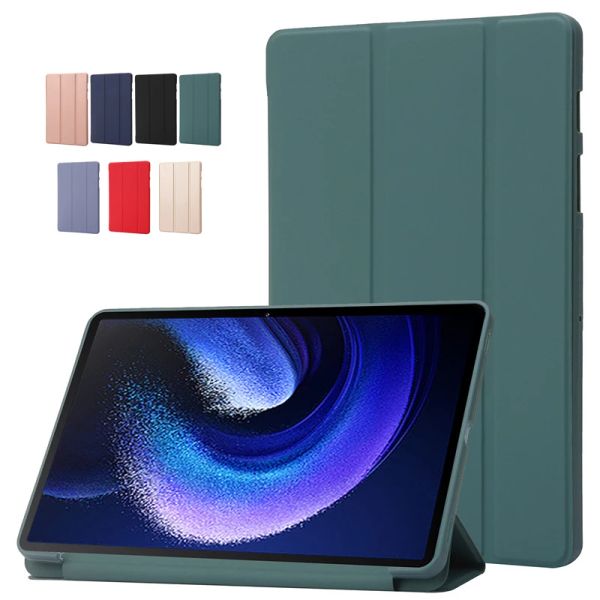 Case Funda для Xiaomi Pad 6 Max Case 2023 PU кожаная кожаная TPU TPU Back Stand Tablet Coqu
