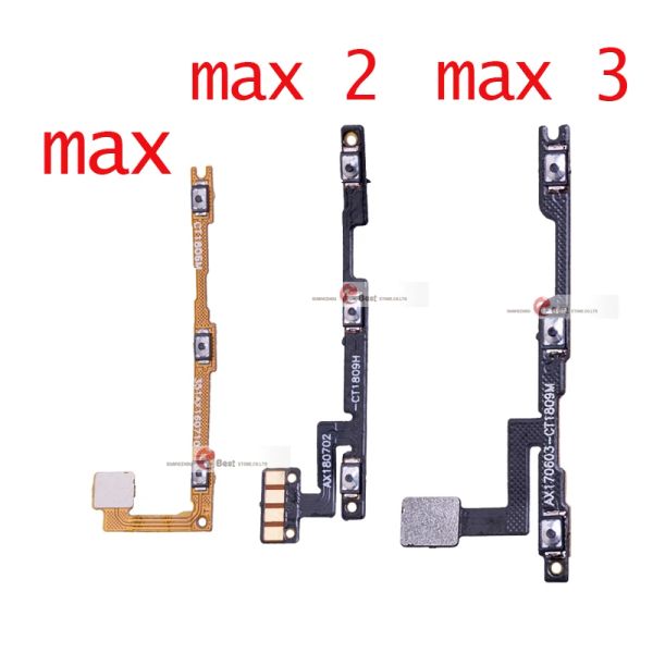 Kabel 1pcs Neue Stromversorgung Ein-/Aus -Taste -Lautstärke -Button Flex -Kabel für Xiaomi Max Mi Max 2 Max 3 Reparaturteile