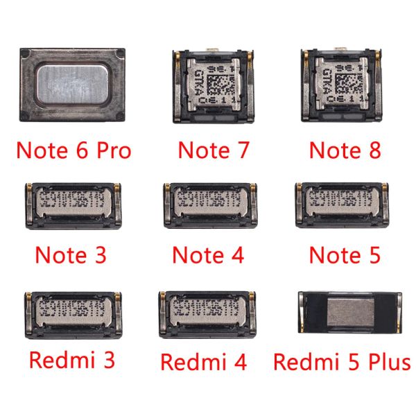 Cabos Receptor de alto -falante do som do ouvido para os cabos para Xiaomi Redmi 4 Pro 3 3x 3s S2 Nota 8 7 6 5 2 3 Pro 4 4x 6a 5a