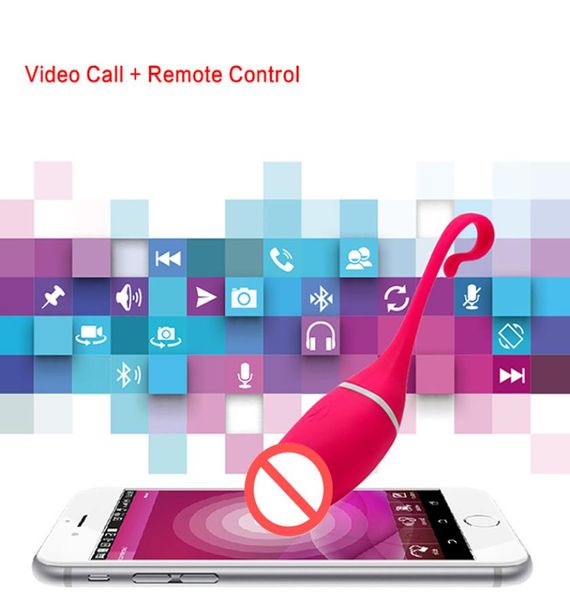 Смартфон приложение Realov Беспроводные вибрационные игрушки Bluetooth Control Gsport Clitoris Вибраторы вибраторы секс -игрушки Massage Jumps Y7296826