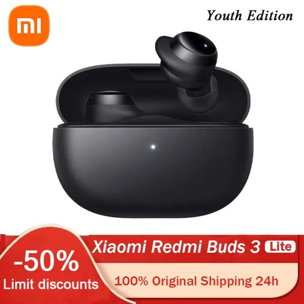 Kulaklıklar Yeni Orijinal Xiaomi Redmi Buds 3 Lite Gençlik Kablosuz Bluetooth 5.2 Headphon Gürültü azaltma Uzun Pil Ömrü Dokunma Oyunu Earphon