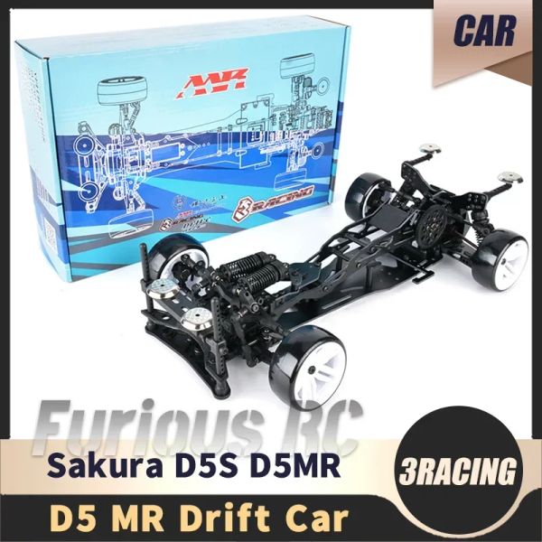 Carro 3Racing Drift RC CAR SAKURA D5 MR D5S KIT ELÉTRICO CONTROLE REMOTO ROTO DRIFT ROAD CARRO HighSpeed Remote Control Model Frame Frame