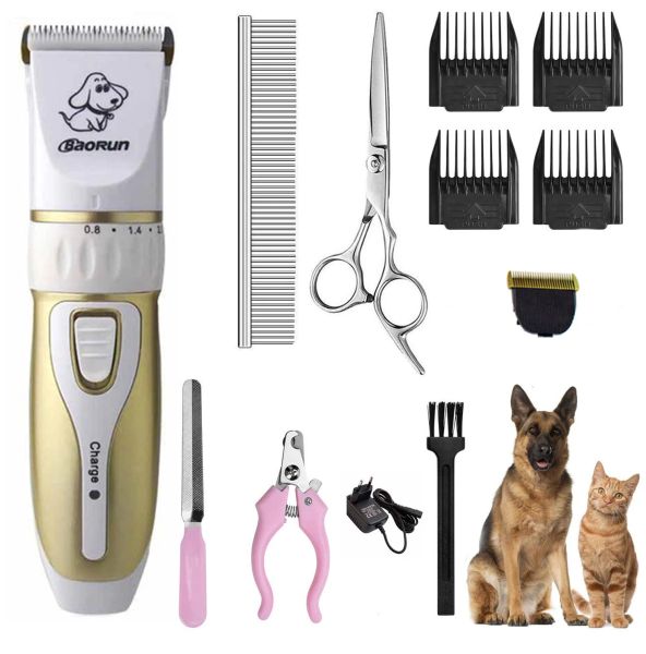 Clippers Professional Clippers for Dog Hair Trimmer Helfing Clippers Cutter Machine Shaver Set Set Electric Pets Haircut Machine