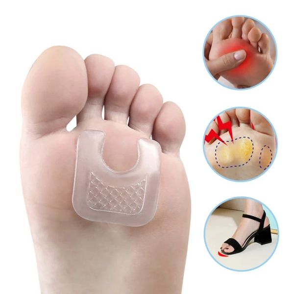 Accessoires 1/2/3pair Silikongel Einlegesoletten Kissenpolster Fuß Innensohle Schmerz Relief Anti -Reibschuhpolster Füße Pflege Schuhe Innensohle Aufkleber