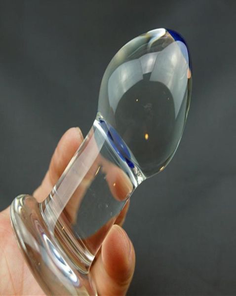 Big Pyrex Glass Anal Plug Dildo ENORME Crystal Butt Plug Sex Toys S9244243861