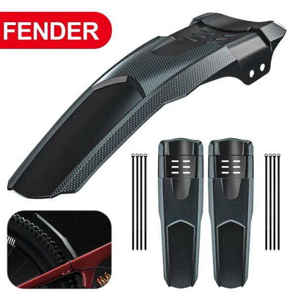 Parti Enlee Universal Hard Shell Bicycle Fender Fronta Piane posteriore Fender Mud Guard Mtb Bicycle Mudle Guardia Fender Accessori per ciclismo