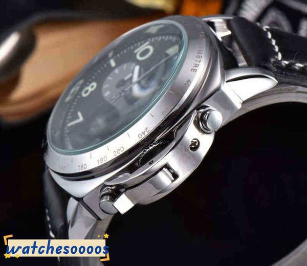 Luxury observa para homens mecânicos wristwatch panerais original primavera e verão moda casual strap atividades designer
