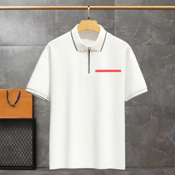 Tasarımcı Polo Mens T-Shirts Moda İşlemeli Tasarımcılar Tshirt V Boyun Pamuk High Street Erkekler Sıradan T Shirt Lüks Sıradan Çift Giysileri Asya Boyut