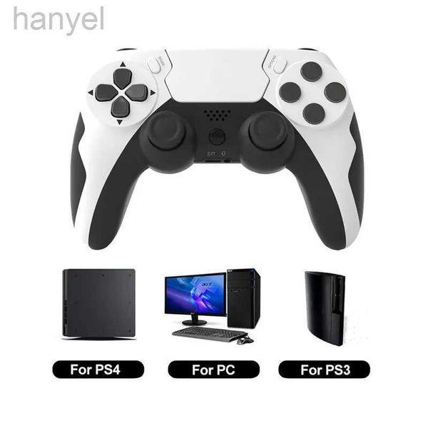 Oyun Denetleyicileri Joysticks Gaminja P48 Kablosuz Gamepad Altı eksenli jiroskop ile konsol için oyun denetleyicisi 7 8 10 Çift Titreşim PC Joystick D240424