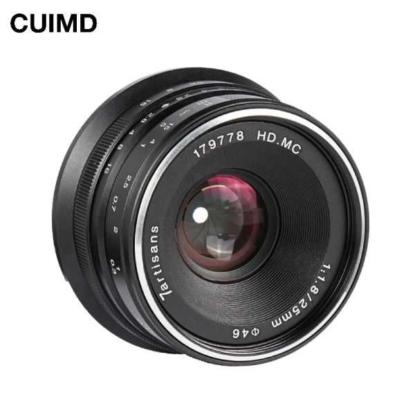 Filter 25mm F1.8 Prime Objektiv für Sony E/Fujifilm/Canon EOSM/MICRO 4/3 A6400 A6500 ZVE10 XS10 GH5 EM10III M6 M6