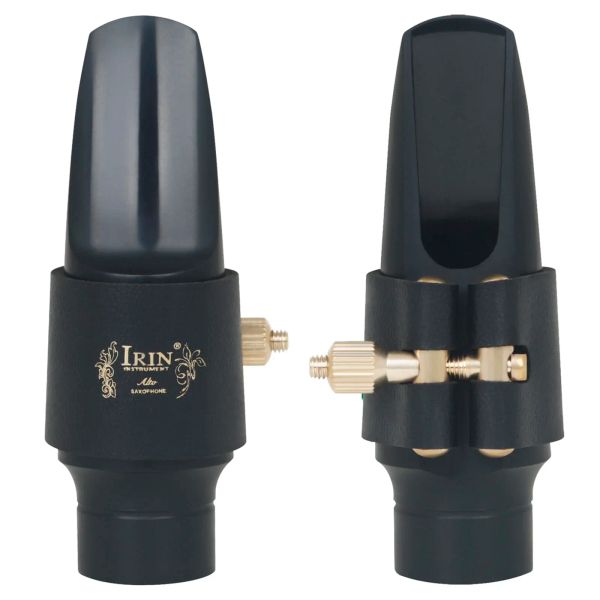 Saxophon Irin Altsaxophon Mundstück Set Ligature Clip Flötenkopfkappe für Altaxophonteile Holzblaseninstrumentenzubehör